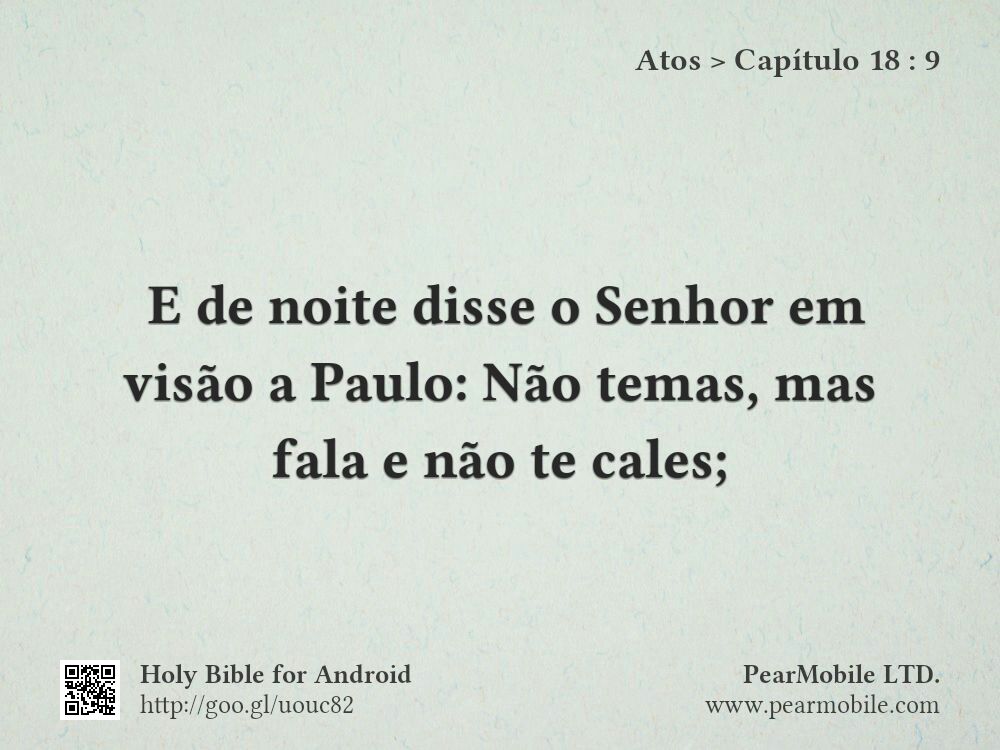 Atos, Capítulo 18:9